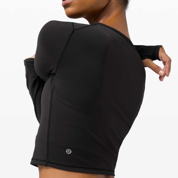 lululemon athletica Tops - Lululemon Wunder Train Cropped Long Sleeve